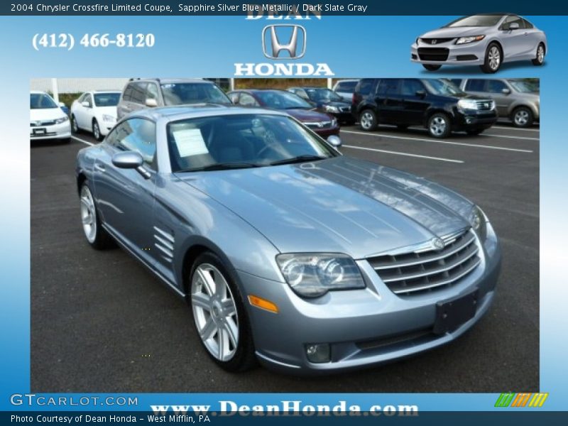 Sapphire Silver Blue Metallic / Dark Slate Gray 2004 Chrysler Crossfire Limited Coupe