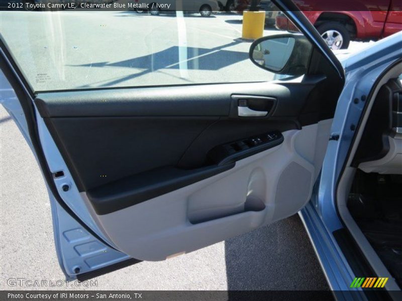 Clearwater Blue Metallic / Ivory 2012 Toyota Camry LE