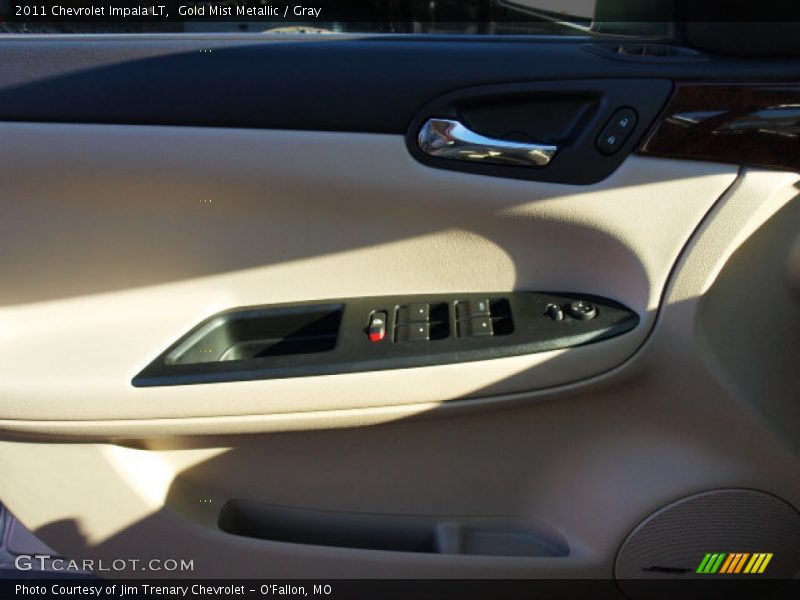 Gold Mist Metallic / Gray 2011 Chevrolet Impala LT