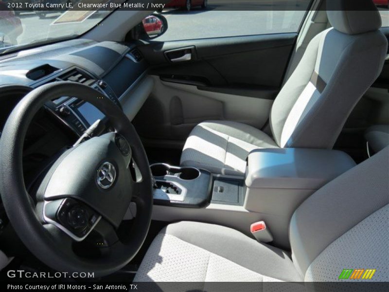 Clearwater Blue Metallic / Ivory 2012 Toyota Camry LE