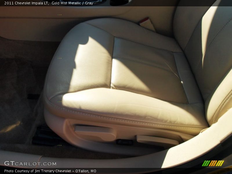 Gold Mist Metallic / Gray 2011 Chevrolet Impala LT