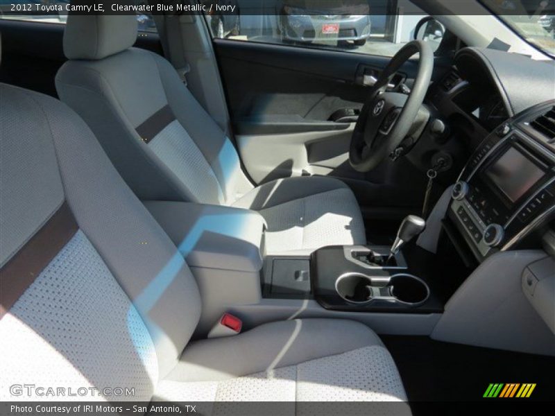 Clearwater Blue Metallic / Ivory 2012 Toyota Camry LE