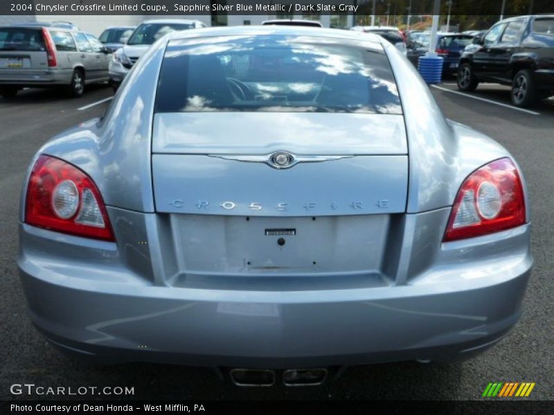 Sapphire Silver Blue Metallic / Dark Slate Gray 2004 Chrysler Crossfire Limited Coupe