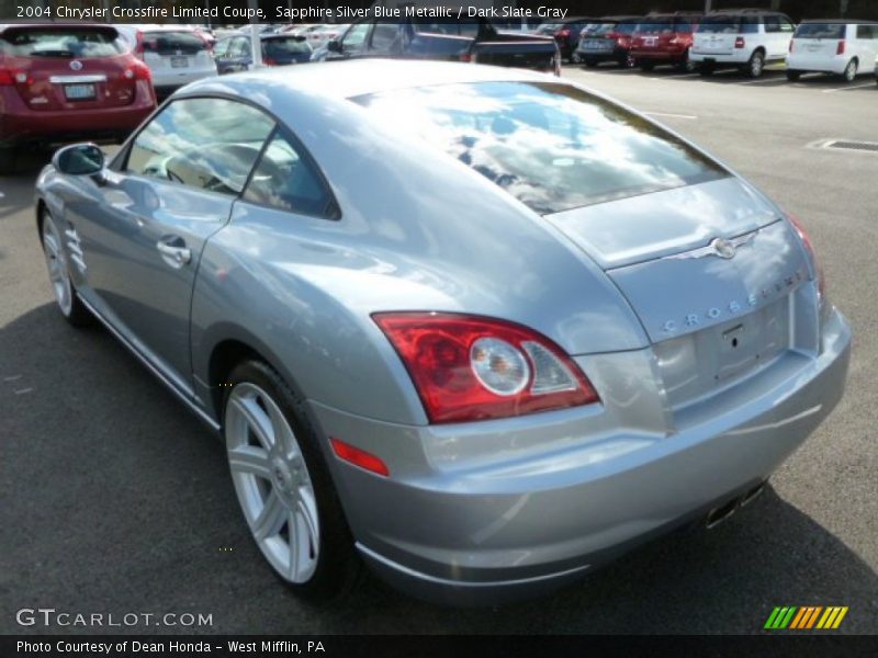 Sapphire Silver Blue Metallic / Dark Slate Gray 2004 Chrysler Crossfire Limited Coupe