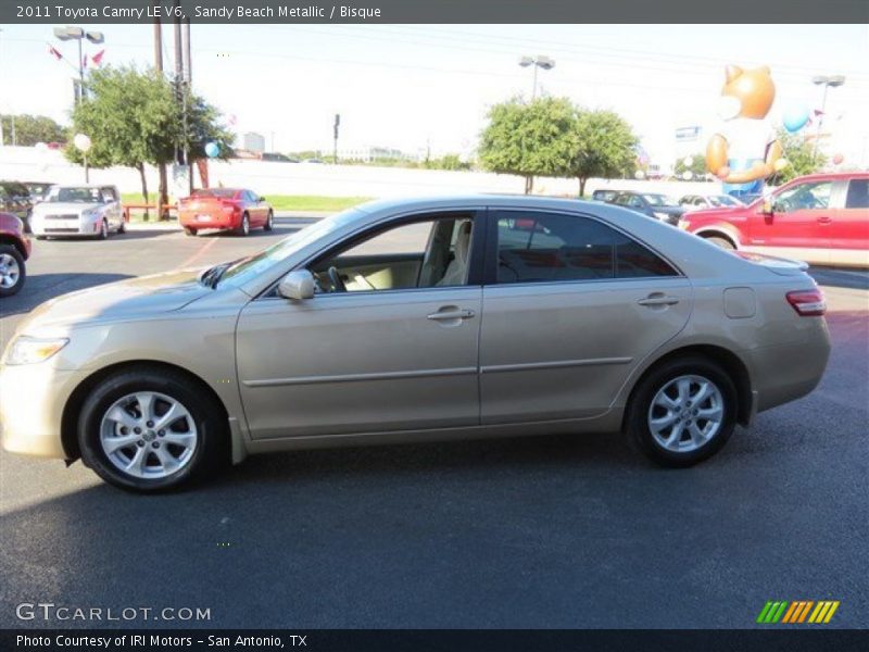 Sandy Beach Metallic / Bisque 2011 Toyota Camry LE V6