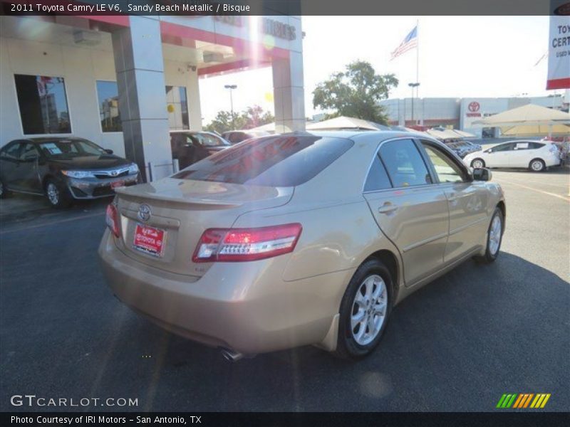 Sandy Beach Metallic / Bisque 2011 Toyota Camry LE V6