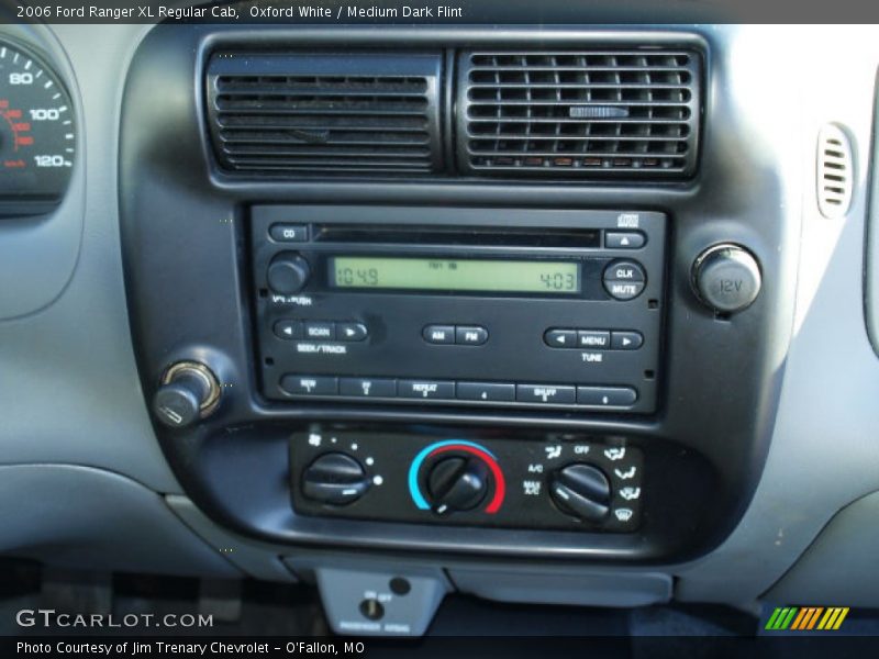 Oxford White / Medium Dark Flint 2006 Ford Ranger XL Regular Cab