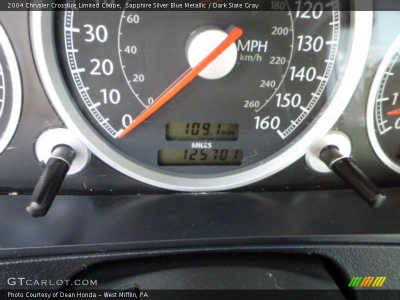 Sapphire Silver Blue Metallic / Dark Slate Gray 2004 Chrysler Crossfire Limited Coupe