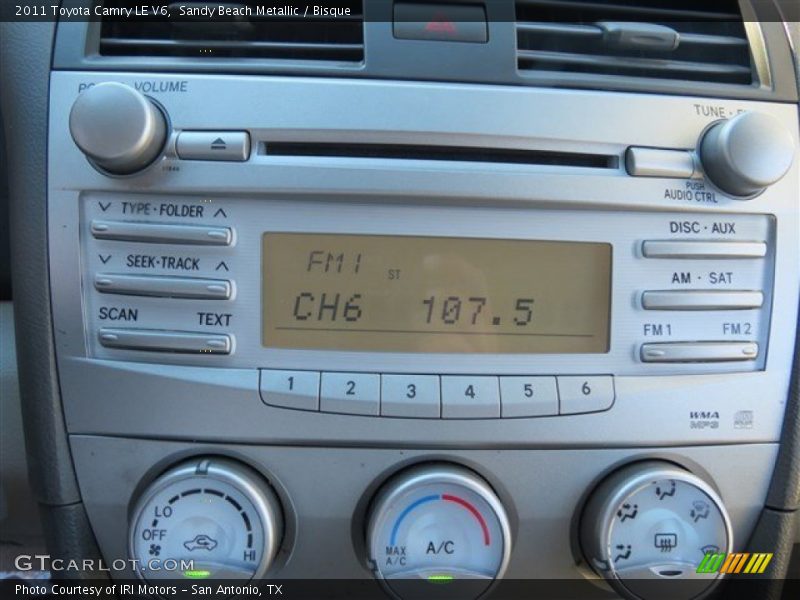Sandy Beach Metallic / Bisque 2011 Toyota Camry LE V6