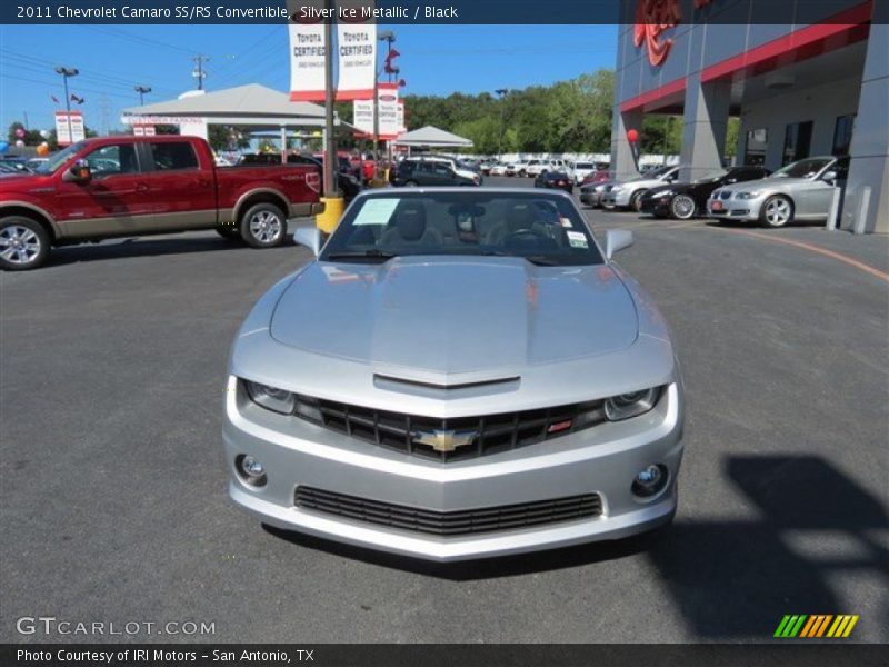 Silver Ice Metallic / Black 2011 Chevrolet Camaro SS/RS Convertible