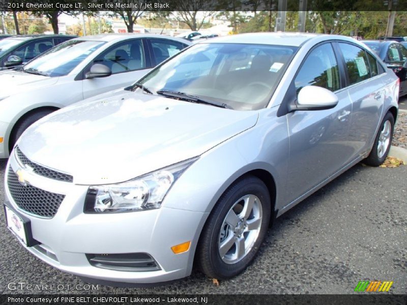 Silver Ice Metallic / Jet Black 2014 Chevrolet Cruze LT