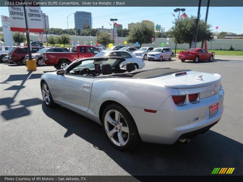 Silver Ice Metallic / Black 2011 Chevrolet Camaro SS/RS Convertible