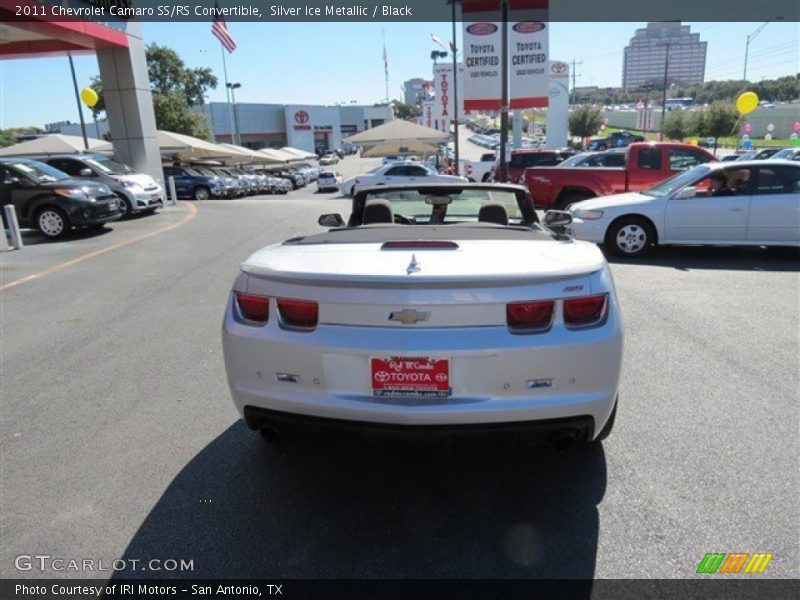 Silver Ice Metallic / Black 2011 Chevrolet Camaro SS/RS Convertible