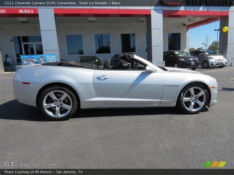 Silver Ice Metallic / Black 2011 Chevrolet Camaro SS/RS Convertible