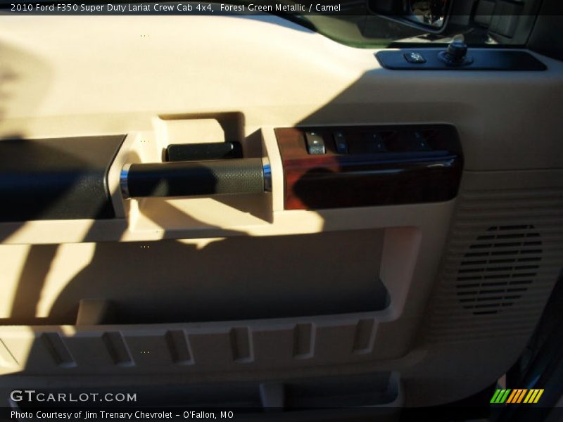 Forest Green Metallic / Camel 2010 Ford F350 Super Duty Lariat Crew Cab 4x4