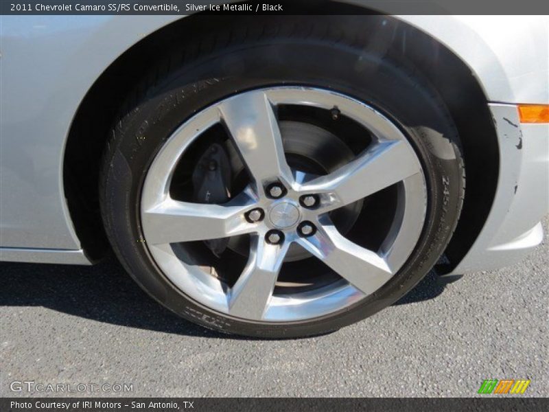 Silver Ice Metallic / Black 2011 Chevrolet Camaro SS/RS Convertible