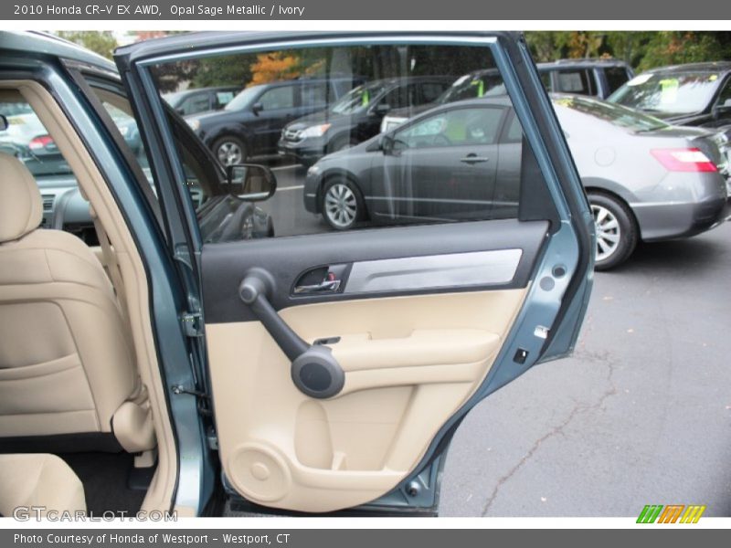 Opal Sage Metallic / Ivory 2010 Honda CR-V EX AWD