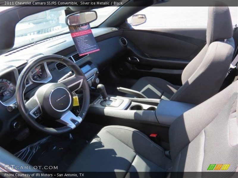 Silver Ice Metallic / Black 2011 Chevrolet Camaro SS/RS Convertible