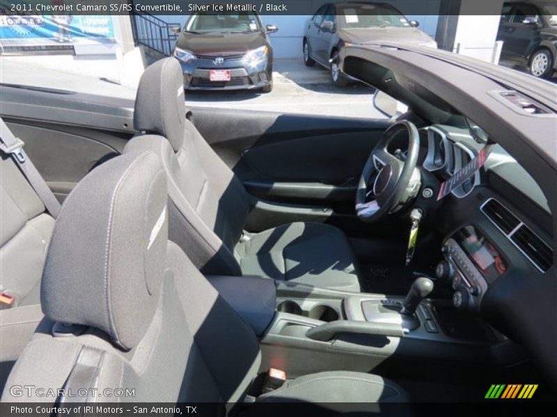 Silver Ice Metallic / Black 2011 Chevrolet Camaro SS/RS Convertible