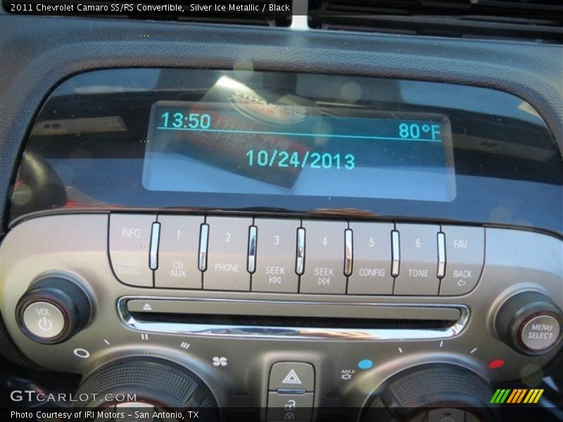 Silver Ice Metallic / Black 2011 Chevrolet Camaro SS/RS Convertible