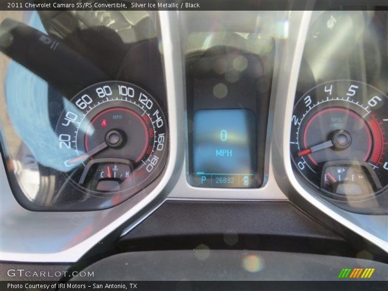 Silver Ice Metallic / Black 2011 Chevrolet Camaro SS/RS Convertible