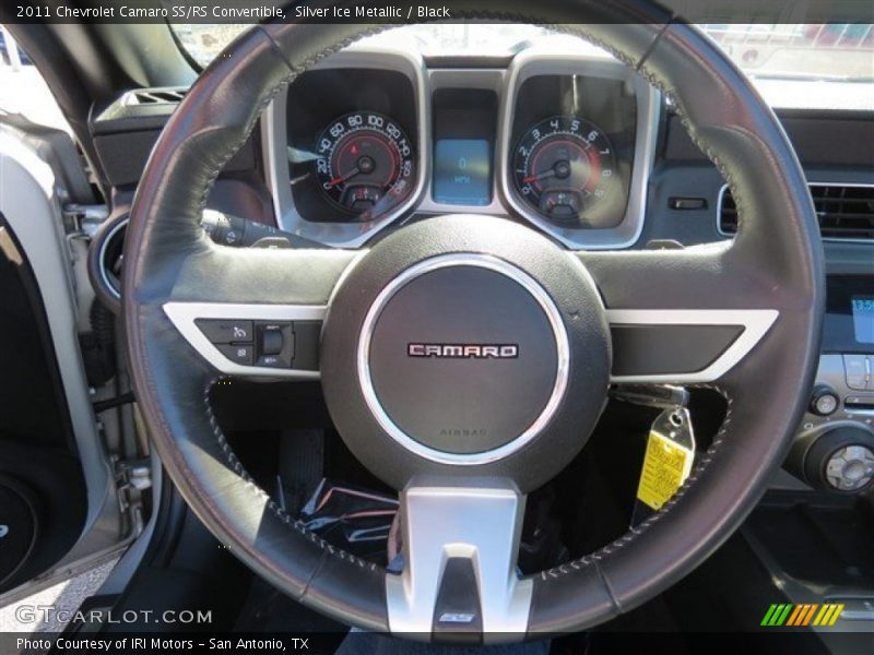 Silver Ice Metallic / Black 2011 Chevrolet Camaro SS/RS Convertible