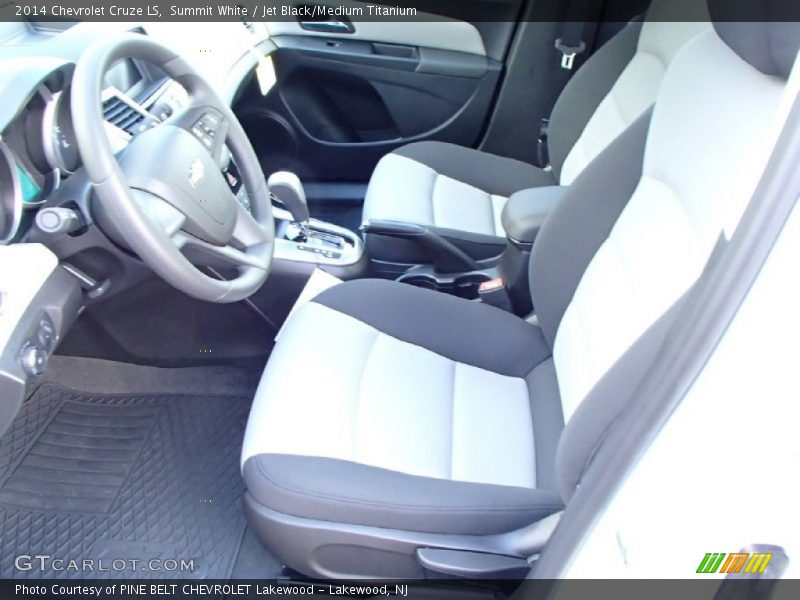 Summit White / Jet Black/Medium Titanium 2014 Chevrolet Cruze LS