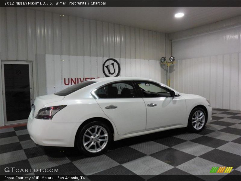 Winter Frost White / Charcoal 2012 Nissan Maxima 3.5 S