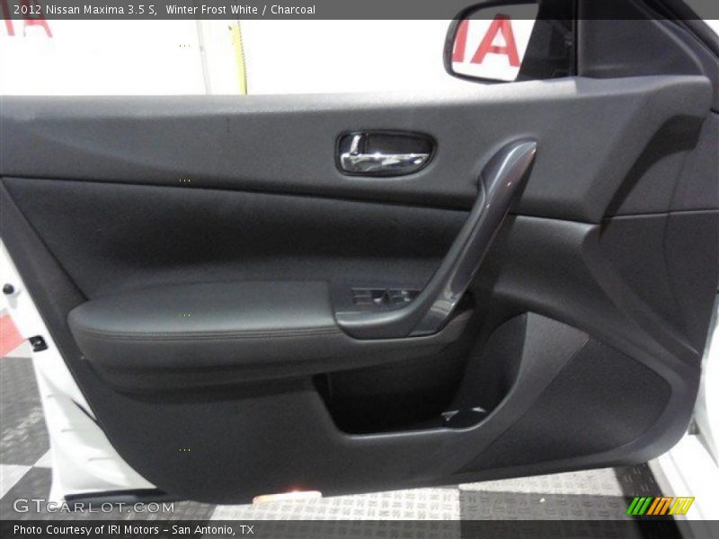 Winter Frost White / Charcoal 2012 Nissan Maxima 3.5 S