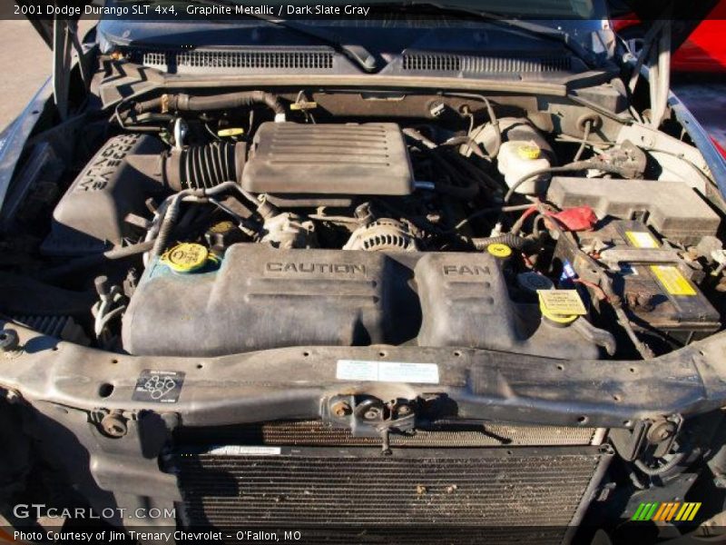 Graphite Metallic / Dark Slate Gray 2001 Dodge Durango SLT 4x4