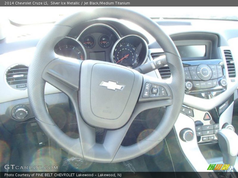 Silver Ice Metallic / Jet Black/Medium Titanium 2014 Chevrolet Cruze LS