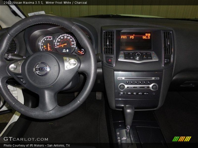 Winter Frost White / Charcoal 2012 Nissan Maxima 3.5 S