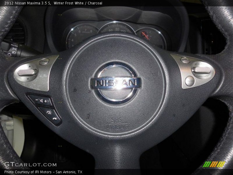 Winter Frost White / Charcoal 2012 Nissan Maxima 3.5 S