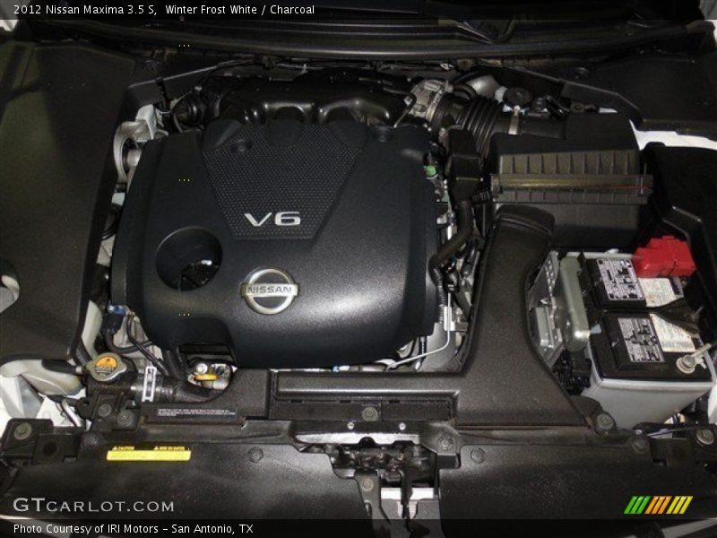 Winter Frost White / Charcoal 2012 Nissan Maxima 3.5 S