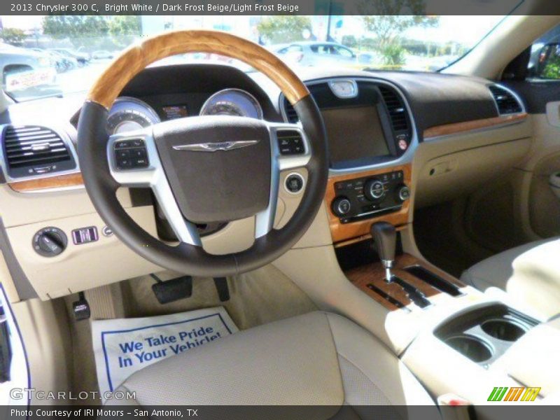 Bright White / Dark Frost Beige/Light Frost Beige 2013 Chrysler 300 C