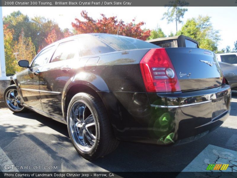 Brilliant Black Crystal Pearl / Dark Slate Gray 2008 Chrysler 300 Touring