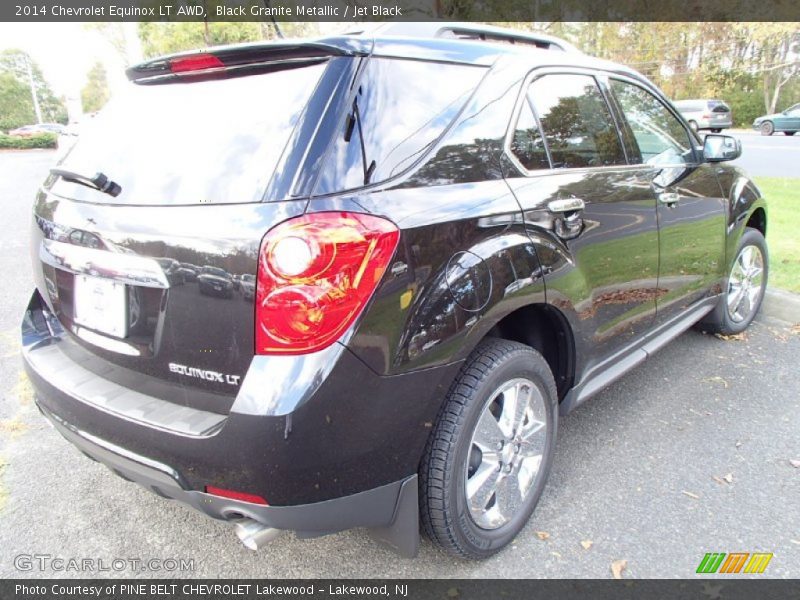 Black Granite Metallic / Jet Black 2014 Chevrolet Equinox LT AWD