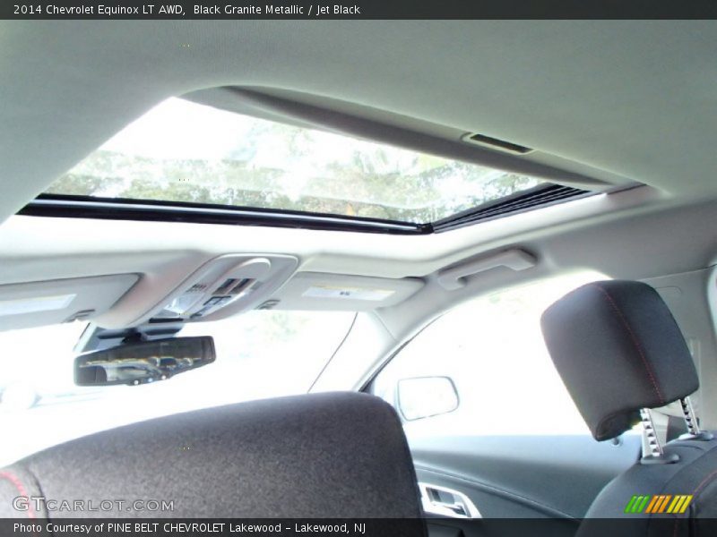 Black Granite Metallic / Jet Black 2014 Chevrolet Equinox LT AWD