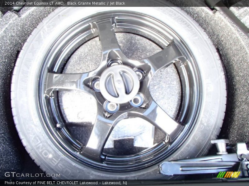 Black Granite Metallic / Jet Black 2014 Chevrolet Equinox LT AWD