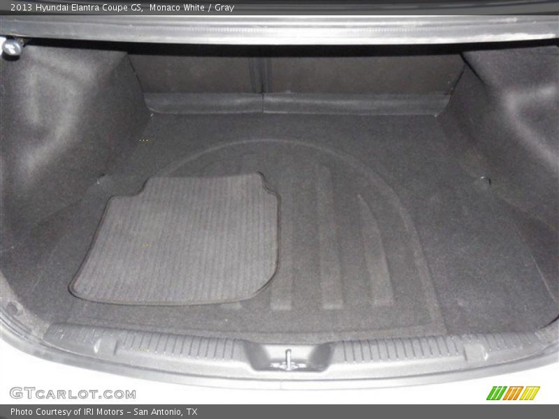 Monaco White / Gray 2013 Hyundai Elantra Coupe GS