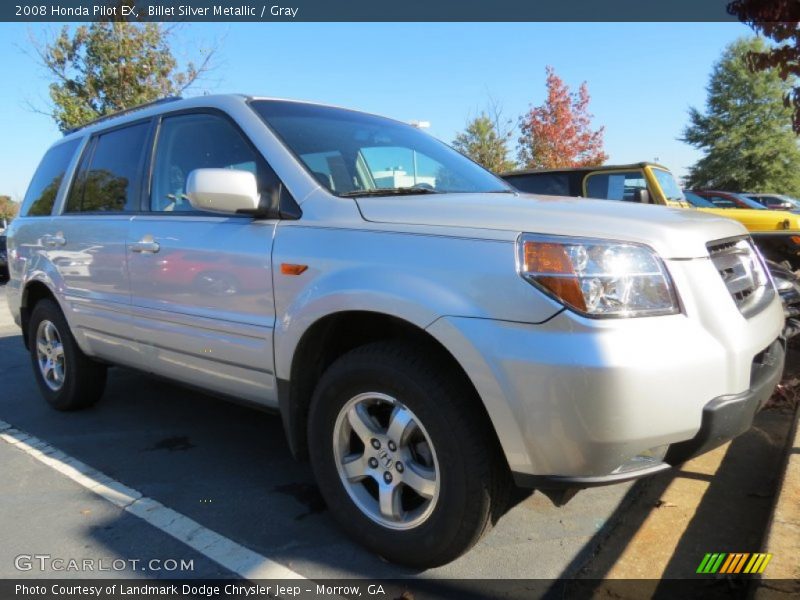 Billet Silver Metallic / Gray 2008 Honda Pilot EX