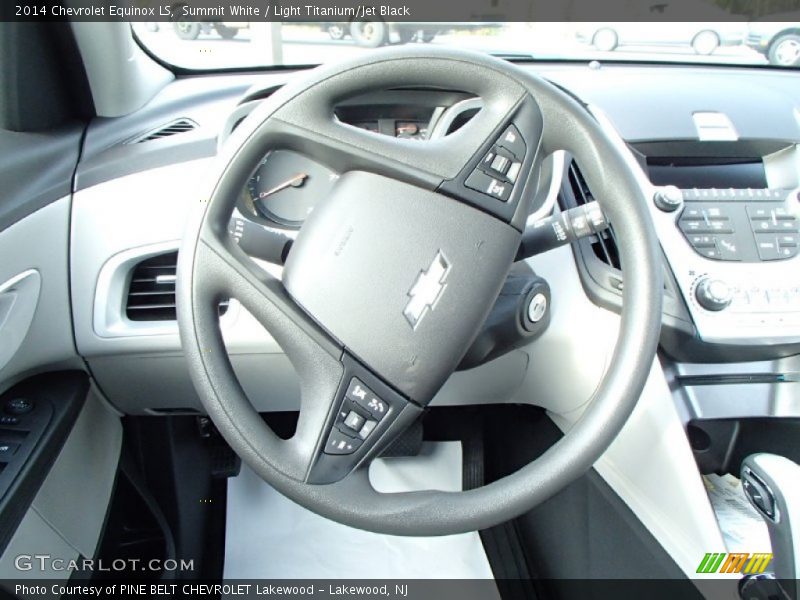 Summit White / Light Titanium/Jet Black 2014 Chevrolet Equinox LS