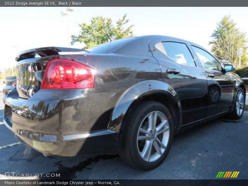 Black / Black 2012 Dodge Avenger SE V6