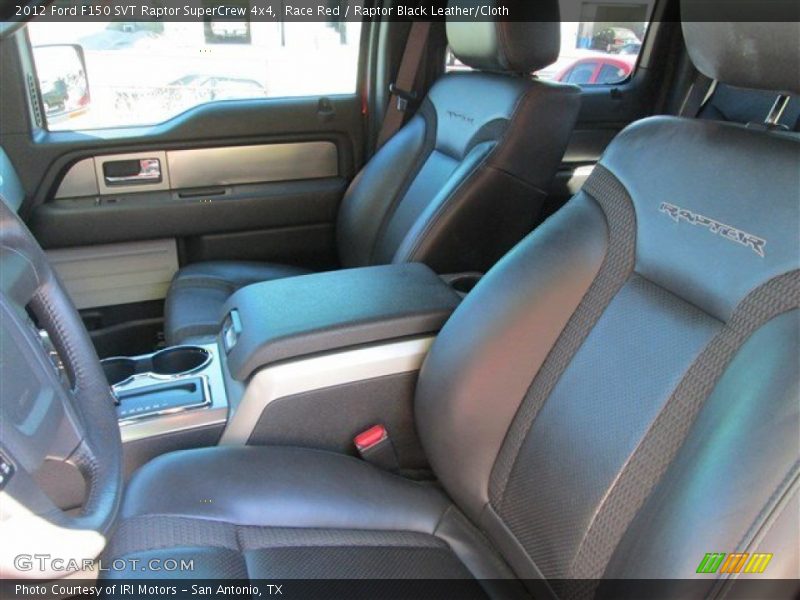 Race Red / Raptor Black Leather/Cloth 2012 Ford F150 SVT Raptor SuperCrew 4x4