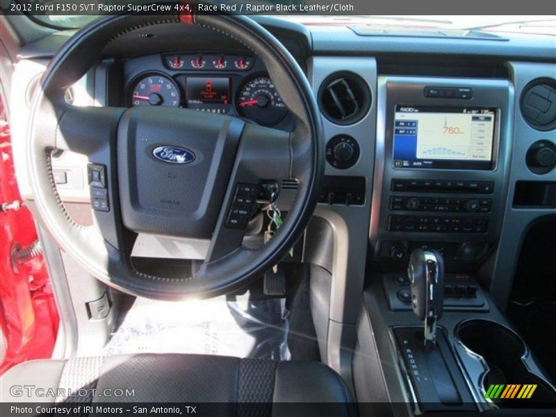 Race Red / Raptor Black Leather/Cloth 2012 Ford F150 SVT Raptor SuperCrew 4x4