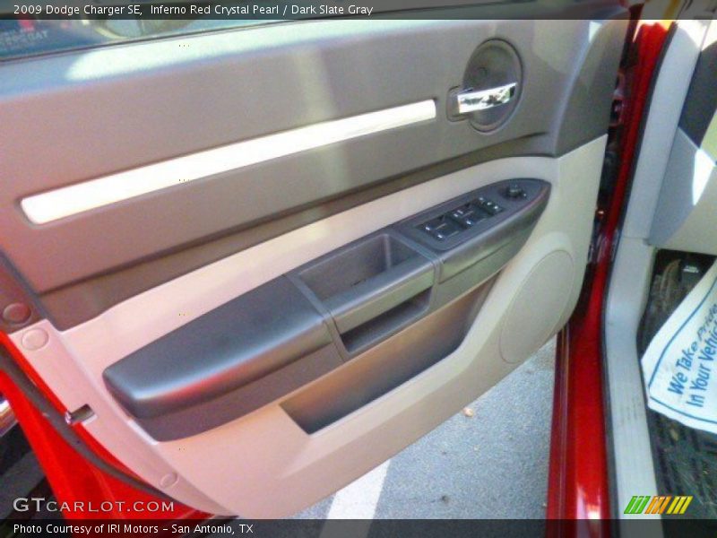 Inferno Red Crystal Pearl / Dark Slate Gray 2009 Dodge Charger SE