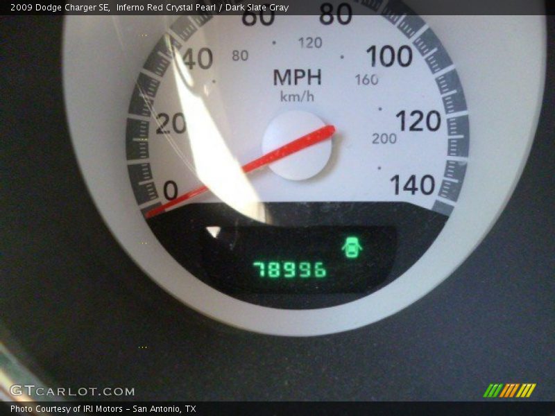 Inferno Red Crystal Pearl / Dark Slate Gray 2009 Dodge Charger SE
