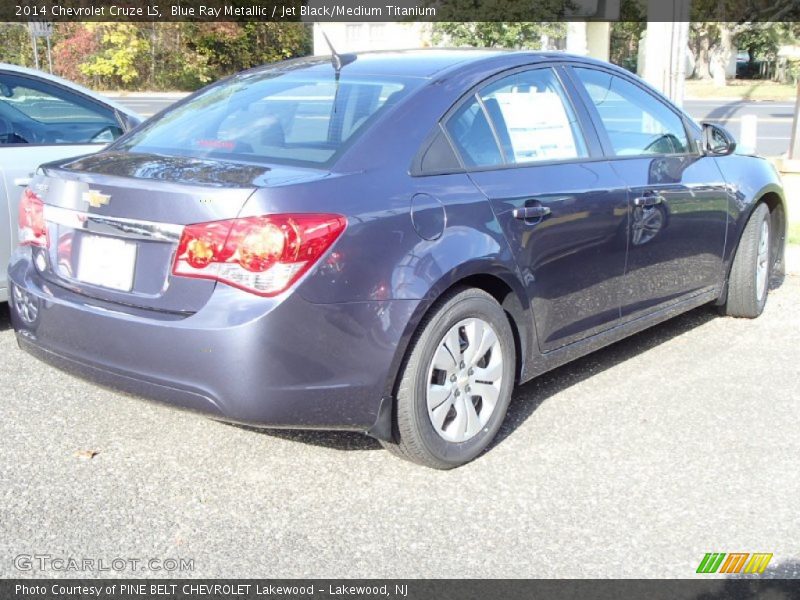 Blue Ray Metallic / Jet Black/Medium Titanium 2014 Chevrolet Cruze LS