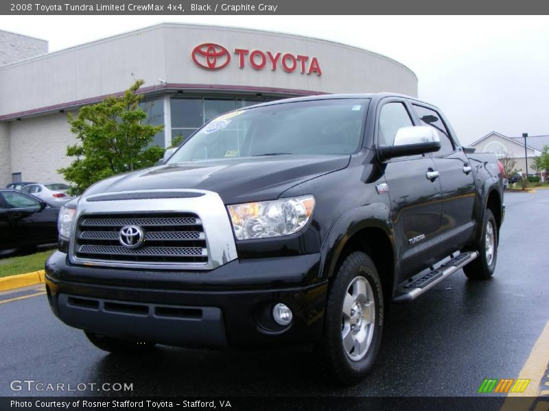 Black / Graphite Gray 2008 Toyota Tundra Limited CrewMax 4x4