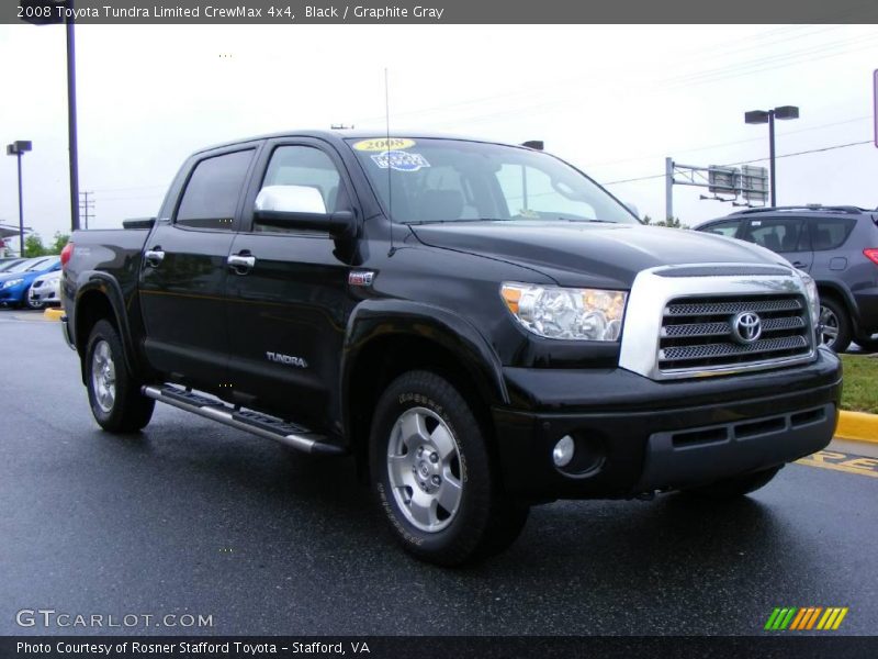 Black / Graphite Gray 2008 Toyota Tundra Limited CrewMax 4x4